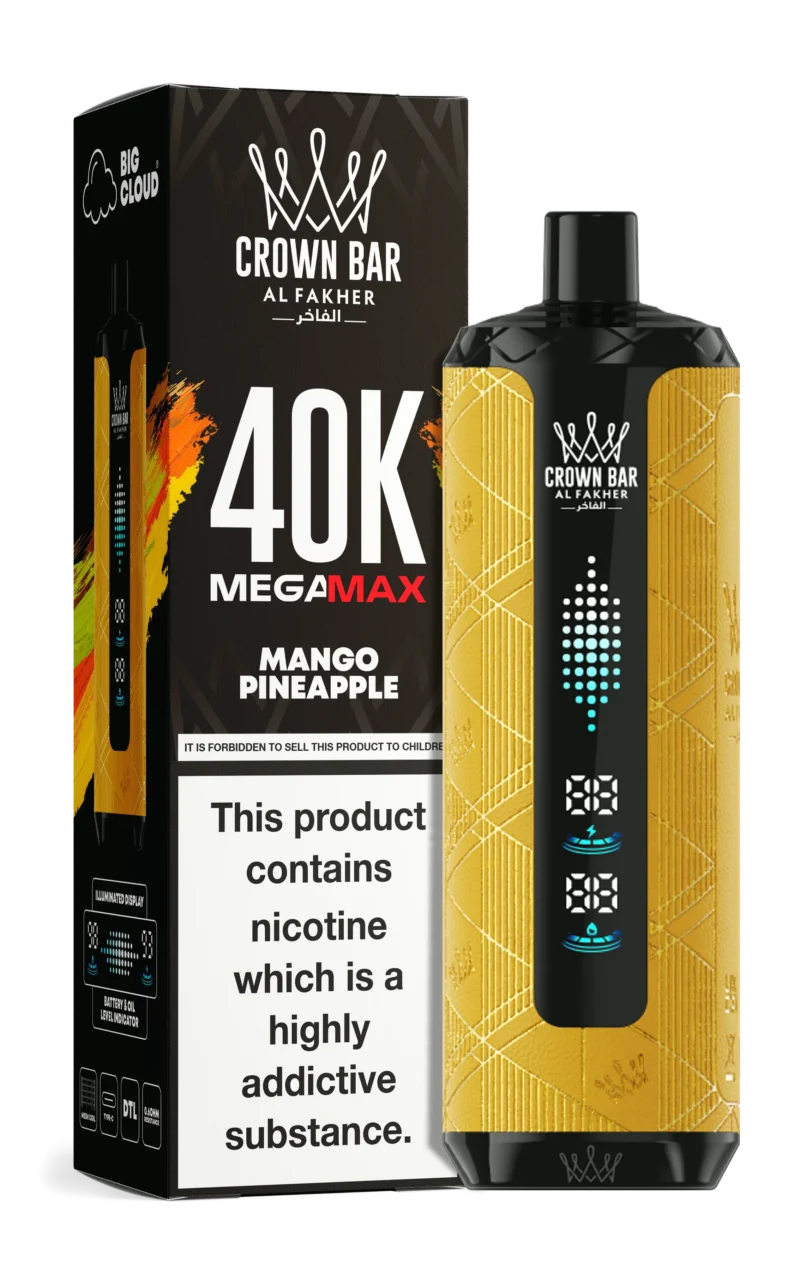 Al Fakher Mega Max 40000 Puffs Einweg Vape Mango Pineapple Disposable Device