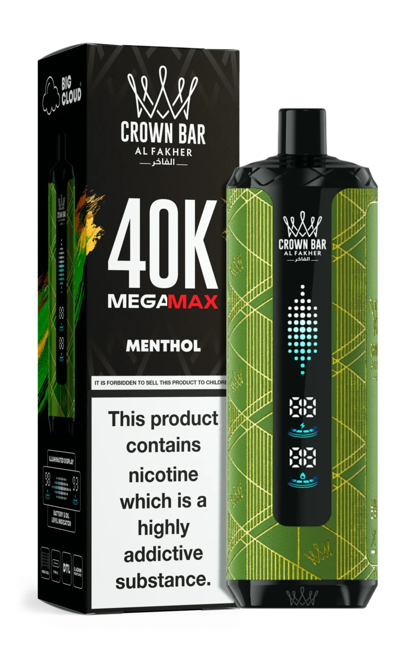 Al Fakher Mega Max 40000 Puffs Einweg Vape Menthol Disposable Device