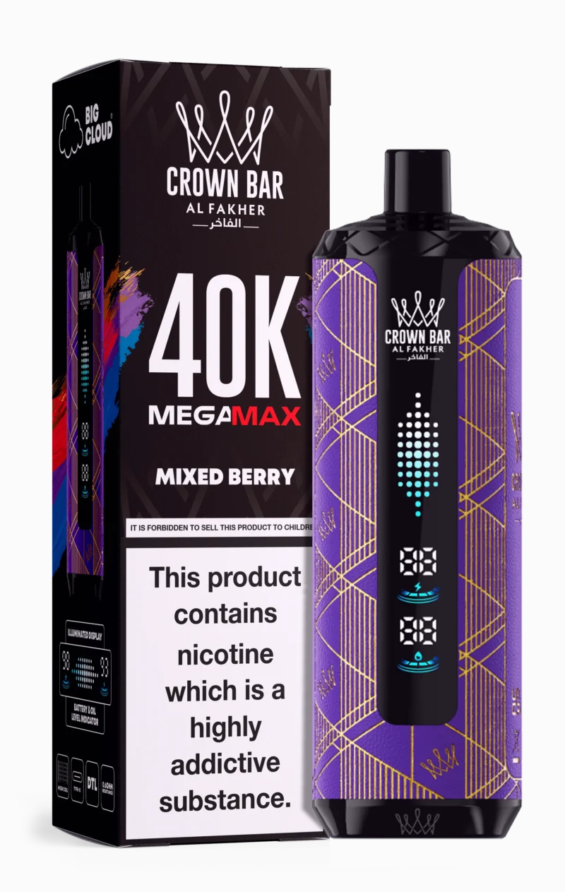 Al Fakher Mega Max 40000 Puffs Einweg Vape Mixed Berry Disposable Device
