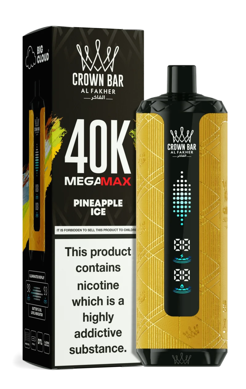 Al Fakher Mega Max 40000 Puffs Einweg Vape Pineapple Ice Disposable Device