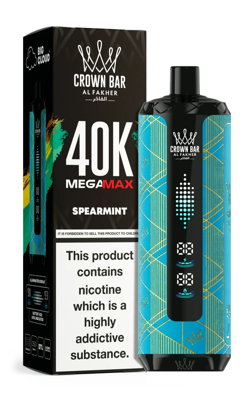 Al Fakher Mega Max 40000 Puffs Einweg Vape Spearmint Disposable Device