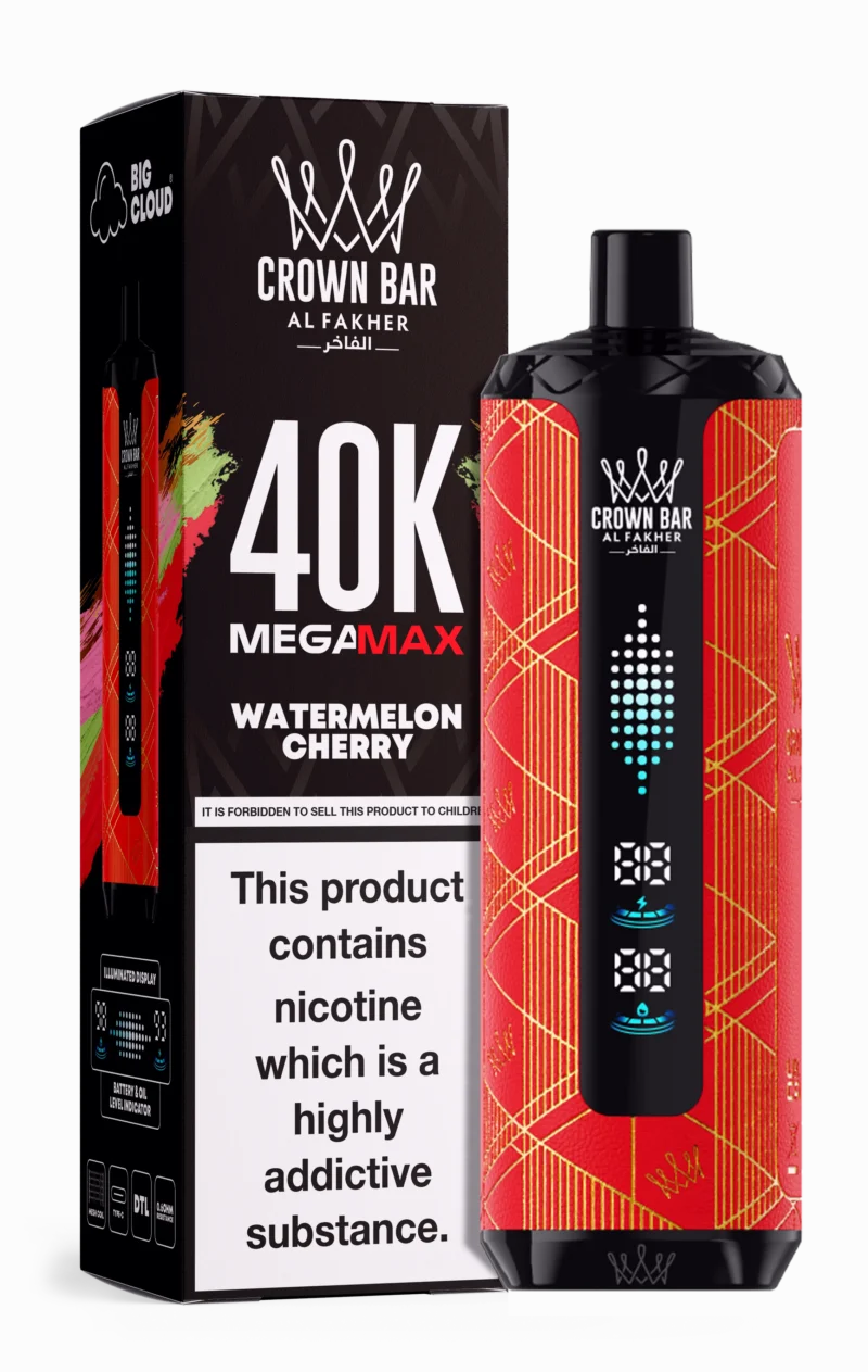 Al Fakher Mega Max 40000 Puffs Einweg Vape Watermelon Cherry Disposable Device