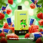 Airmez Fox 2 In 1 Pro 80k Puffs Einweg Vape Strawberry Watermelon Red Bull Disposable Device