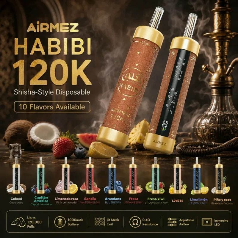 Airmez Habibi 120k 120000 Puffs Einweg Vape 3 Disposable Device