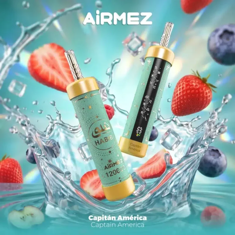 Airmez Habibi 120k 120000 Puffs Einweg Vape Captain America Disposable Device