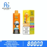 Fumot Eco 80k 80000k Puffs Einweg Vape Blueberry On Ice Pineapple Lemonade Peach Mango Watermelon Blue Razz Cherry 2 Dis