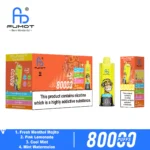 Fumot Eco 80k 80000k Puffs Einweg Vape Fresh Menthol Mojito Pink Lemonade Cool Mint Watermelon Disposable Device
