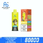 Fumot Eco 80k 80000k Puffs Einweg Vape Fresh Menthol Mojito Pink Lemonade Cool Mint Watermelon 2 Disposable Device