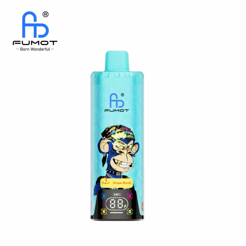 Fumot Eco 80k 80000k Puffs Einweg Vape Grape Burst Blueberry Sour Raspberry Strawberry Cherry Ice 1 Disposable Device