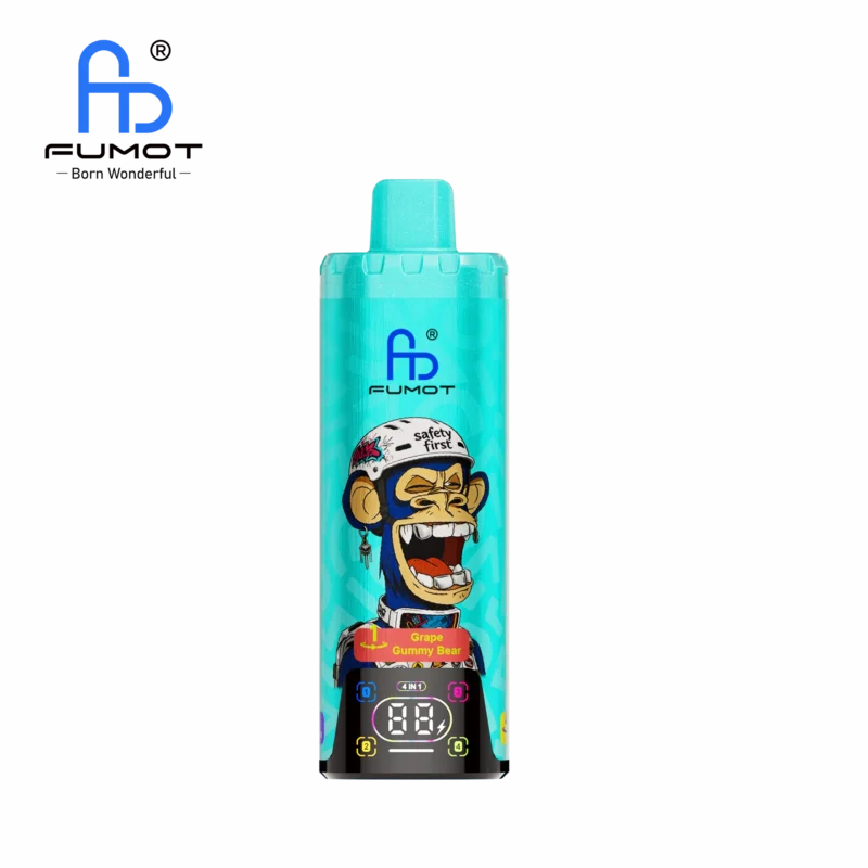 Fumot Eco 80k 80000k Puffs Einweg Vape Grape Gummy Bear Blueberry Hubba Bubba Watermelon Bubblegum Skittles 1