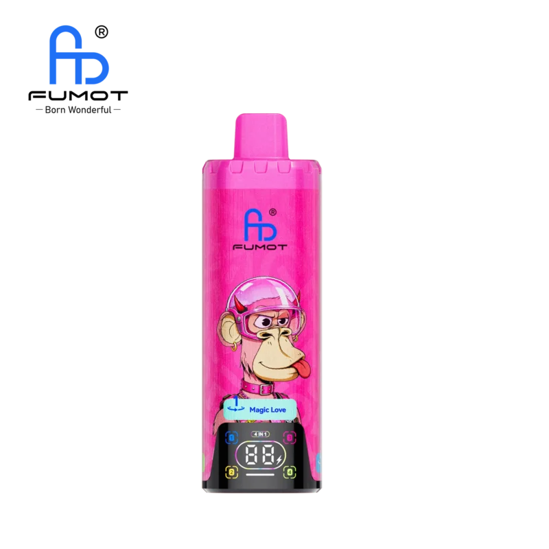 Fumot Eco 80k 80000k Puffs Einweg Vape Magic Love Kiwi Passion Fruit Guava Dragonfruit Raspberry Lemon Lime 1 Disposable