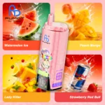 Fumot Eco 80k 80000k Puffs Einweg Vape Watermelon Ice Peach Mango Lady Killer Strawberry Red Bull 3 Disposable Device