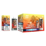 Jnr Rage Grilla 55000 Puffs Einweg Vape Strawberry Banana Disposable Device detail