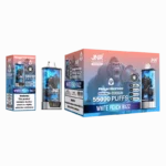 Jnr Rage Grilla 55000 Puffs Einweg Vape White Peach Razz 2 Disposable Device