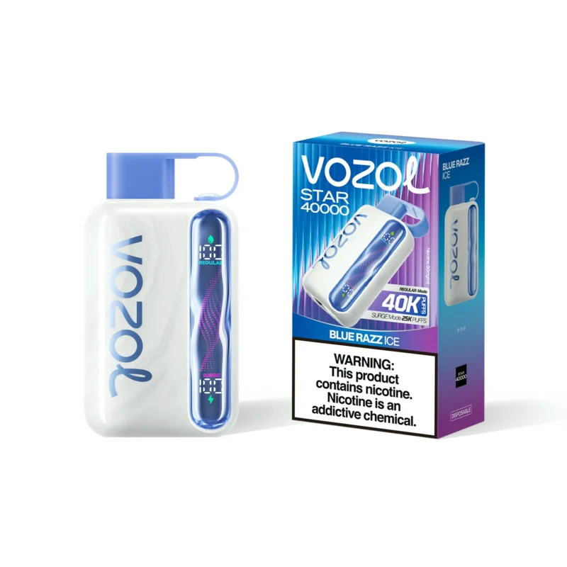 Vozol Star 40000 Puffs Einweg Vape Blue Razz Ice Disposable Device