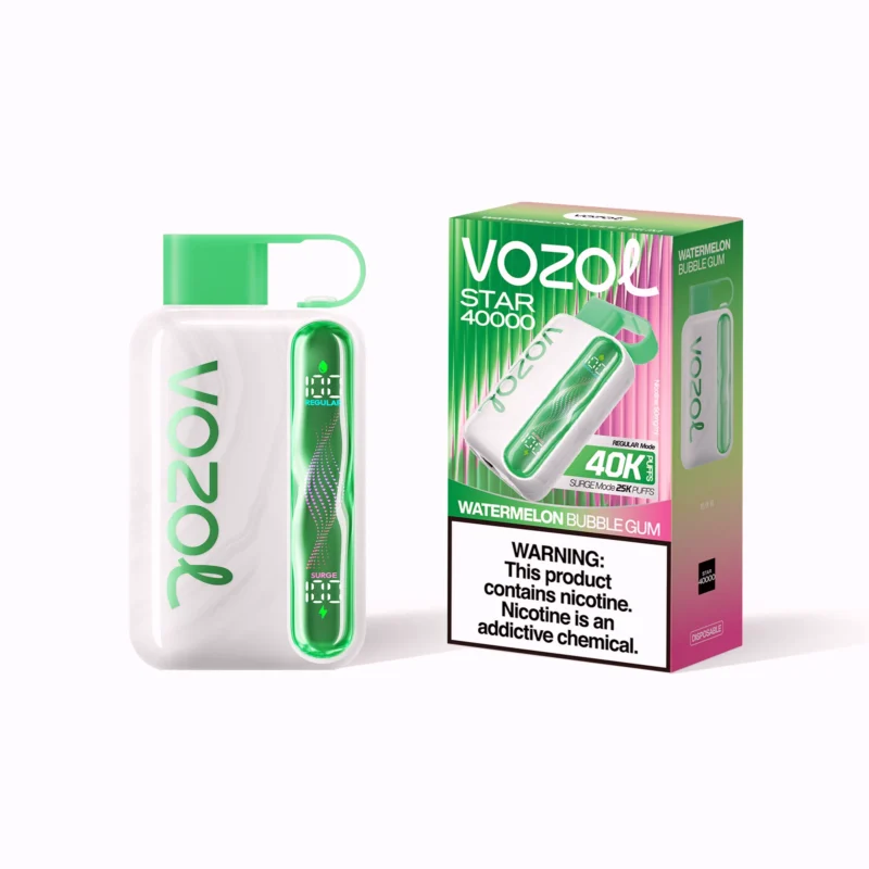Vozol Star 40000 Puffs Einweg Vape Watermelon Bubble Gum Disposable Device