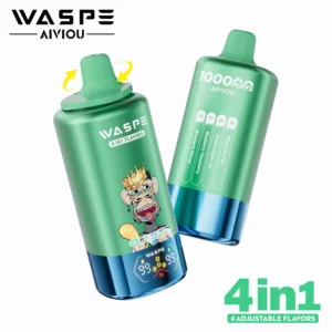 Waspe 100k Puffs Einweg Vape Mixed Berriesdouble Apple Lceblueberry Raspberryblueberry Honey Disposable Device