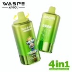 Waspe 4in1 100000 Puffs Einweg Vape Watermelon Lcestrawberry Kiwiraspberry Watermelonlemon Lime Disposable Device