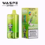 Waspe 4in1 100000 Puffs Einweg Vape Watermelon Lcestrawberry Kiwiraspberry Watermelonlemon Lime 2 Disposable Device